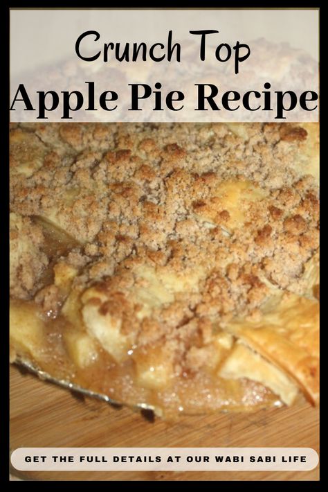 Looking for the perfect Crunch Top Apple Pie Recipe? This Apple Crunch Pie is easy to make with Homemade Apple Pie Filling. Crunch Topping For Apple Pie, Apple Crunch Pie, Apple Crunch Recipe, Paula Deen Apple Pie, Easy Apple Pie Recipe, Apple Crunch, Pie Homemade, Apple Pie Recipe Easy, Apple Crumble Pie