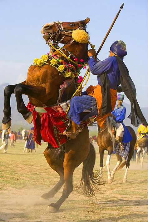 Holla Mohalla Festival, India Holla Mohalla Anandpur Sahib, Akaal Sikh, Holla Mohalla, Punjab Village, Sikh Warrior, Happy Lohri Wishes, Singh Street Style, Punjab Culture, भारतीय इतिहास