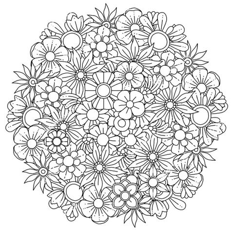 Airplane Coloring Pages, Printable Mandala, Printable Flower Coloring Pages, Detailed Coloring Pages, Free Adult Coloring Pages, Mandala Flower, Printable Adult Coloring Pages, Easy Coloring Pages, Flower Printable