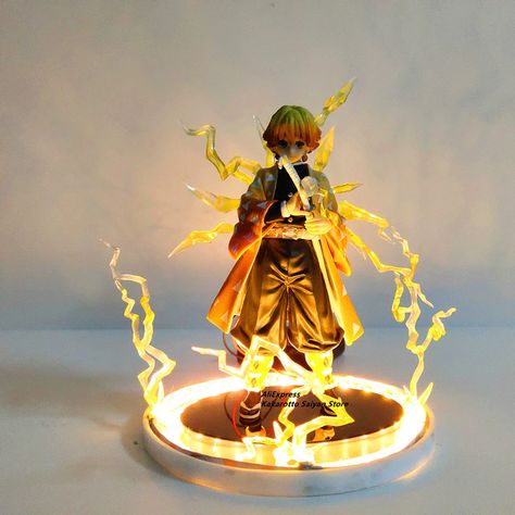 Demon Slayer Agatsuma Zenitsu PVC figuras de acción trueno y efecto Flash Anime Kimetsu no Yaiba figura modelo Juguetes|Figuras de juguete y acción| | - AliExpress Anime Toys, Anime Figurines, Anime Merchandise, The Avengers, Figure Model, Kimetsu No Yaiba, Led Night Light, Slayer Anime, Anime Figures