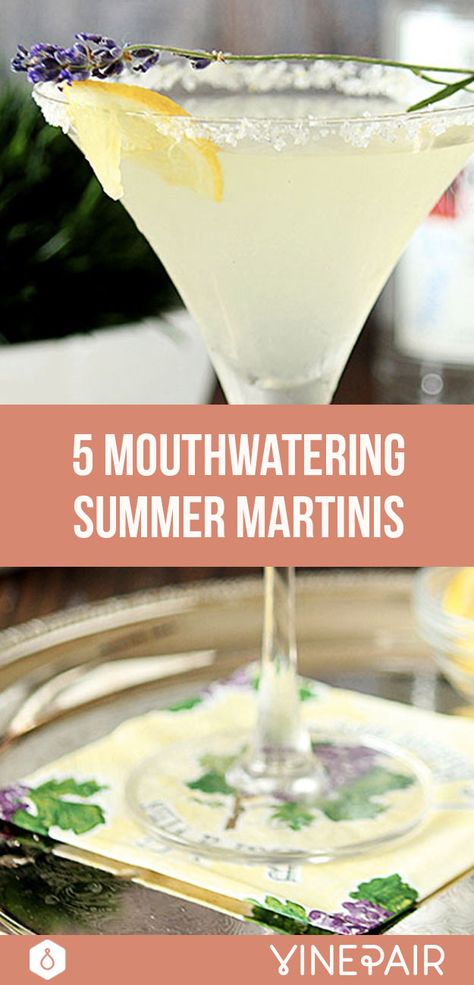 Summer Martini Recipes, Tini Party, Best Martini, Summer Martinis, Best Martini Recipes, Martini Flavors, Martini Recipes Easy, Best Vodka Cocktails, Martini Recipes Vodka