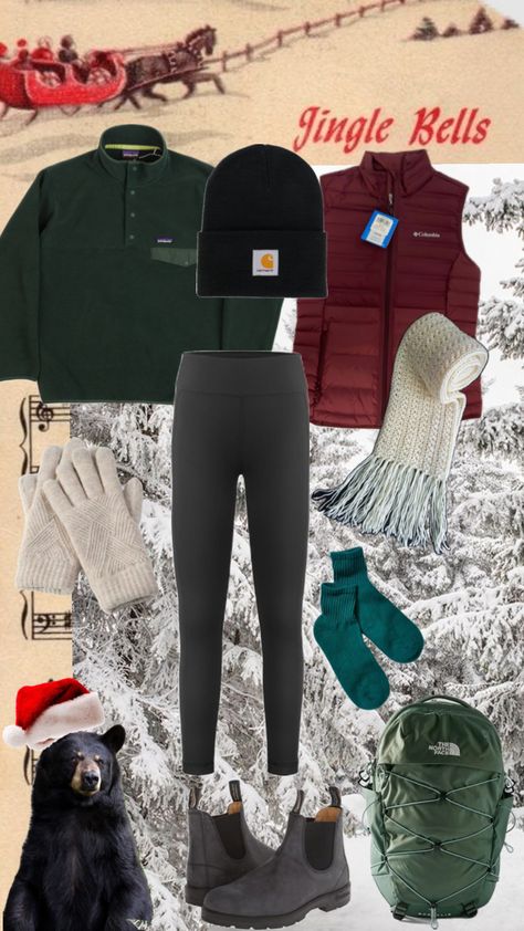 granola girl winter outfit Winter Granola Outfit, Granola Girl Winter Outfits, Granola Girl Winter, Granola Girl Outfits Winter, Fall Camping Outfits, Granola Girl Outfits, Outfit Shuffles, Granola Style, Girls Winter Outfits