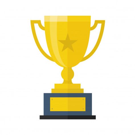 Trophy Design Drawing, Trophy Illustration, Trophy Cup, Ui Animation, Trophy Design, Graphic Editing, Middle Class, Flat Icon, Art Drawings Simple