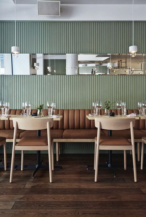 Michel Restaurant Joanna Laajisto Creative Studio Banquette Design, Kursi Bar, Bar In Casa, Restaurant Seating, Design Café, Booth Seating, Banquette Seating, Coffee Shop Design, Restaurant Ideas