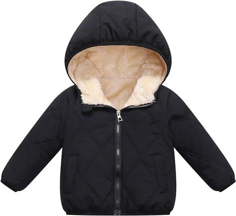 Amazon.com: AMIMOJY Baby Girls Winter Coats Toddler Outerwear Snow Jackets Infant Boys Warm Clothes Girls Warm Jacket: Clothing, Shoes & Jewelry Girls Winter Outfits Kids, Toddler Sled, Fuzzy Jackets, Baby Winter Coats, Toddler Outerwear, Baby Boy Winter Outfits, Kids Winter Outfits, Baby In Snow, Winter Outfits For Girls