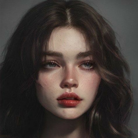 Artbreeder Portraits, Character Inspiration Girl, 얼굴 드로잉, Female Character Inspiration, Digital Portrait Art, Face Characters, Face Reference, Face Photography, Digital Art Anime