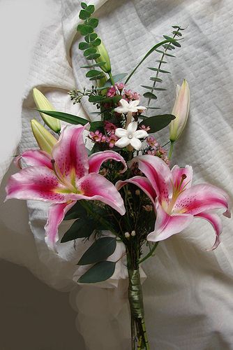 stargazer lily bouquet | stargazer lily bridesmaid bouquet 1 Tigerlily Bouquet, Lily Bouquet Aesthetic, Stargazer Lily Wedding Bouquet, Lilly Bouquets, Stargazer Bouquet, Stargazer Lily Wedding, Stargazer Lily Bouquet, Lily Flower Bouquet, Lily Wedding Bouquet