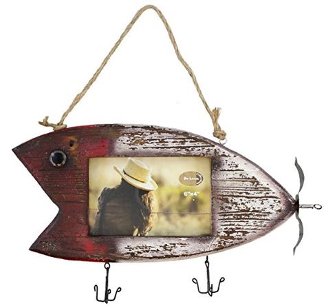 Fishing Room Decor, Horizontal Photos, Picture Frame With Glass, Photo Home Decor, Rustic Wood Crafts, Photo Wall Hanging, Boyfriend Ideas, Barn Wood Picture Frames, Farmhouse Pictures