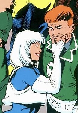 guy gardner & ice from justice league international Ice Dc, Justice League International, Guy Gardner, Kyle Rayner, Green Lantern Hal Jordan, Green Lantern Corps, Lantern Corps, Comics Love, Comic Icons