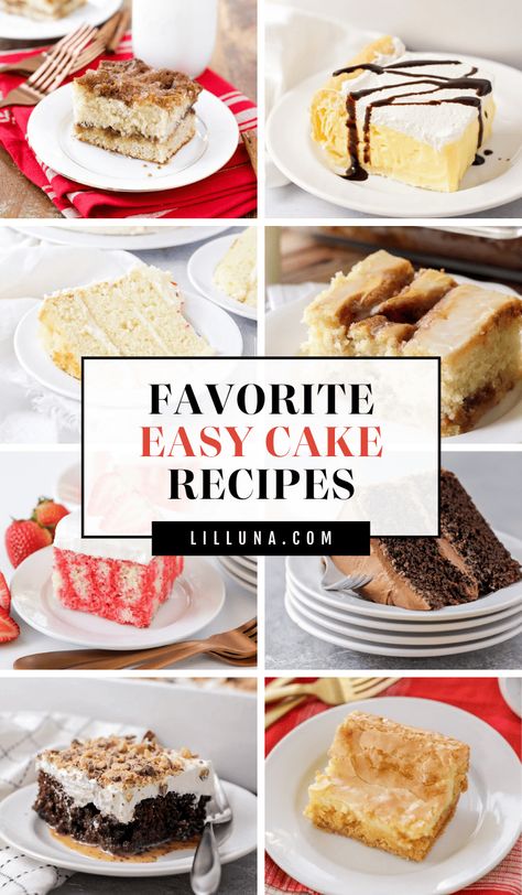 Quick Cake Recipes, Easy Cakes, Quick Cake, Easy Cake Recipes, Easy Cake, Cake Desserts, Food To Make, Cake Recipes, Dessert