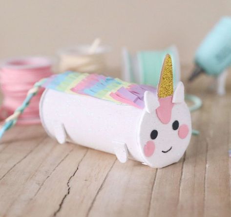 Toilet Paper Roll Crafts Unicorn, Unicorn Toilet Paper Roll Craft, Toilet Paper Roll Unicorn, Unicorn Crafts Diy, Unicorn Crafts For Kids, Sparkle Crafts, Unicorn Diy, Origami Templates, Unicorn Craft