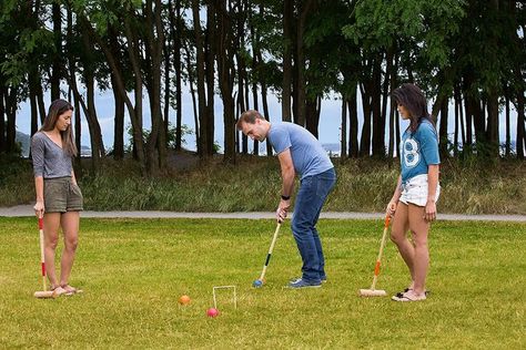 Croquet Stroke Techniques Explained - How To Hit A Ball In Croquet. There are crucial steps involved when hitting a ball in croquet. You may need to consider some of these steps before strategizing, as they will be helpful.   Read More! https://www.backyardcaring.com/croquet-strokes-how-to-hit-a-ball-in-croquet/ Croquet Aesthetic, Backyard Games, Soccer Field, Read More, Soccer, Football