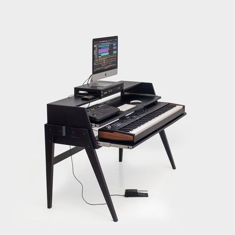 Studio Desks Collections - Audio Housing – audiohousing Music Production Desk, Music Studio Desk, Recording Studio Desk, Piano Stand, Home Studio Desk, Piano Desk, Music Desk, Room Wishlist, Music Corner