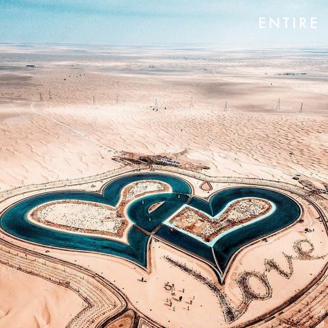 (Courtesy by @who.sane) #love #lovelake #lovelakeland #dubai #uae #lakes #travel #traveling #photography #thisentire #entire #dessert #dubaidesert Love Lake Dubai, Romantic Attraction, Dubai Photoshoot, Wish You The Same, Dubai Photography, Friday Love, Dubai Desert, Travel Wishlist, Felt Book