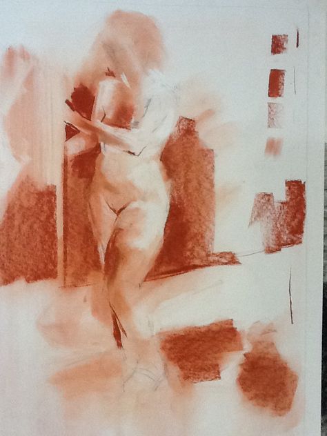 Abstract Figure Drawing, Sanguine Drawing, Human Sketch, Fine Art Drawing, Portrait Photoshoot, Gesture Drawing, Artist Models, Art Instructions, Pastel Art