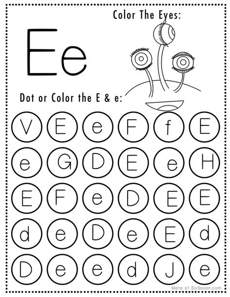 Free Halloween Themed Letter Dotting Worksheets For Letter E - Set includes a variety of Letter E coloring and tracing worksheets. Ideal for homeschoolers & preschool teachers and perfect for Halloween-themed lesson plans! 🍁🖍👻🎨 #Homeschooling #PreschoolEducation #PreKLearning #HalloweenActivities #AlphabetWorksheets #AutumnLeaves #Printables #Freeprintable #letterE #FreeprintableHalloweenWorksheet #HalloweenWorksheets Preschool Alphabet Book, Letter E Activities, Letter E Craft, Free Handwriting Worksheets, Tracing Letters Preschool, Preschool Worksheets Free Printables, Handwriting Worksheets For Kids, Letter Recognition Worksheets, Letter Worksheets For Preschool