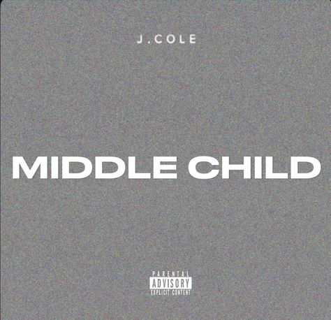 J Cole Albums, Rap Album Covers, Cool Album Covers, Hip Hop Songs, Rap Albums, Iconic Album Covers, Music Album Covers, Middle Child, J Cole