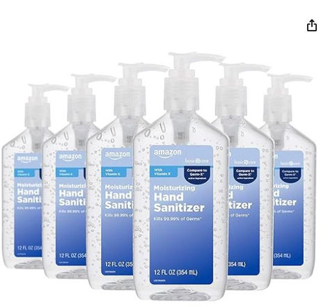 Kills more than 99.99% of common germs * (*Effective at eliminating more than 99.99% of many harmful germs and bacteria in as little as 15 seconds)
Six 12-fluid ounce bottles of hand sanitizer
62% Ethyl Alcohol
With Vitamin E
Original scent
An Amazon brand School Supplies For Teachers, Ethyl Alcohol, Microbiology, Hand Sanitizer, Vitamin E, School Supplies, Vitamins, The Originals, Quick Saves