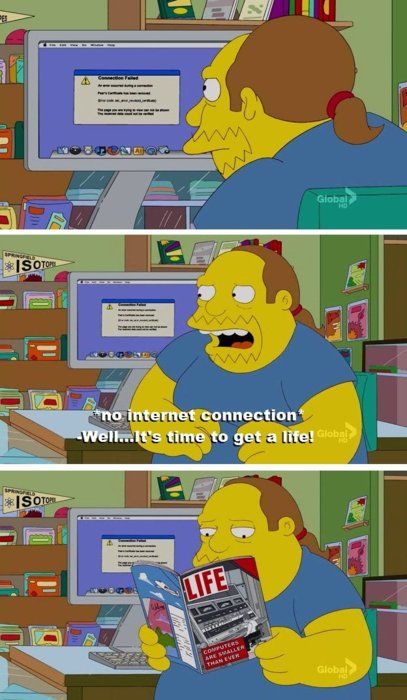 The Simpsons – The comic book guy The Simpsons Guy, Simpsons Funny, Simpsons Quotes, Comic Book Guy, Maggie Simpson, Simpsons Characters, Get A Life, Homer Simpson, Tv Show Quotes