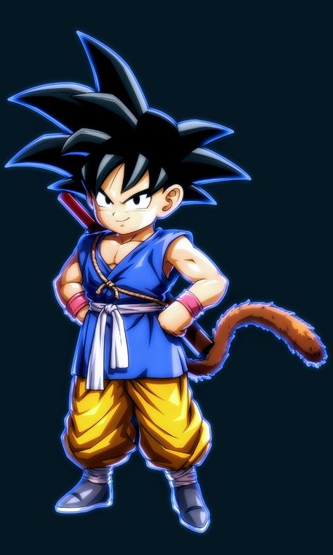 Goku Goku Tattoo, Gt Goku, Goku Blue, Ball Character, Rosary Tattoo, Kid Goku, Dragon Ball Tattoo, Ball Drawing, Dragon Ball Super Wallpapers