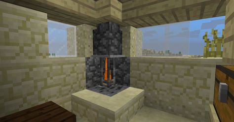 Fireplace Minecraft, Corner Fireplace, Small Corner, Minecraft, The Internet, Fireplace, Home Decor, Home Décor