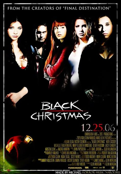 BLACK CHRISTMAS 2006 alt Black Christmas 2006, Movies Recommendations, Christmas Horror Movies, Movies 90s, Nightmare Alley, 2000s Horror, Oliver Hudson, Xmas Wallpapers, Holiday Horror