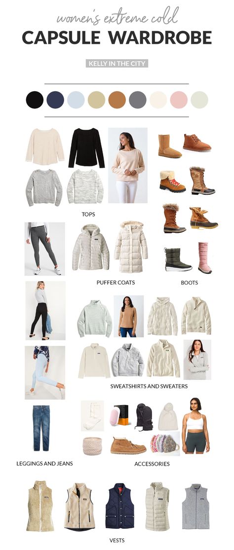 How to create a winter wardrobe Preppy Capsule Wardrobe, Minimalist Winter Wardrobe, Minimalist Outfits Women, Winter Outfits Canada, Korean Winter Outfits, Wardrobe For Women, Capsule Wardrobe Women, Kelly In The City, Trendy Outfit Inspo