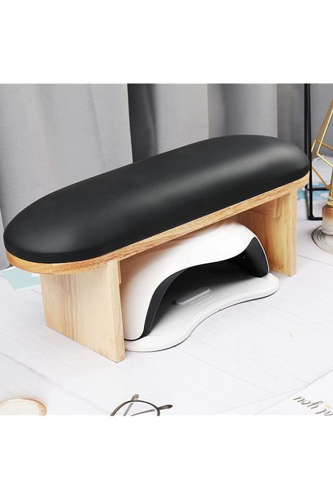 Arm Rest for Nails Professional Microfiber Leather Nail Arm Rest Cushion with Soft High-Density Sponge Solid Wood Table Non-Slip Manicure Hand Rest Stand Nail Supplies for Nail Techs(Black) Arm Rest Nail Table, Nail Tech Table, Saloon Ideas, Nail Arm Rest, Manicure Tables, Fashion Jewelry Quotes, Nail Salon Interior Design, Nails Professional, Nail Salon Interior