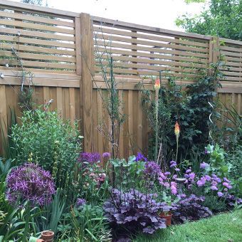 Adding fence toppers to your fence panels can increase security, extend fence height or add privacy. Privacy Fence Landscaping, Fence Toppers, Garden Fence Panels, Privacy Fence Designs, Garden Privacy, Backyard Privacy, Privacy Fences, Fence Landscaping, Fence Ideas