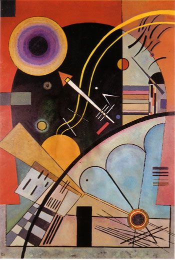 Wassily Kandinsky Still Tension 1924 Kandinsky Art, Wassily Kandinsky Paintings, Oil Painting Reproductions, Painting Reproductions, Salvador Dali, Weird Art, Wassily Kandinsky, Henri Matisse, Abstract Artists