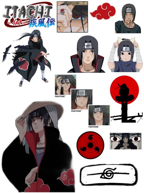 Itachi Stickers Printable, Itachi Uchiha Sticker, Manga Stickers Printable, Itachi Sticker, Naruto Stickers, Pastel Stickers, Drawing Themes, Anime Classroom, Comic Tutorial