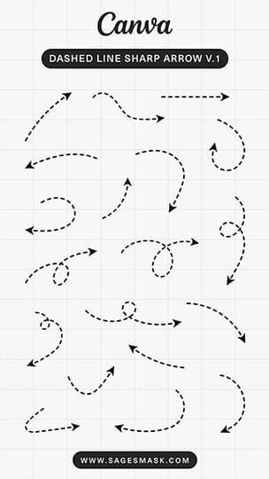 Canva Dashed Line Sharp Arrow V.1 Elements Elements In Canva, Dashed Line, Branding Template, Canva Elements, Story Templates, Free Photoshop, Story Template, Instagram Post Template, Post Templates