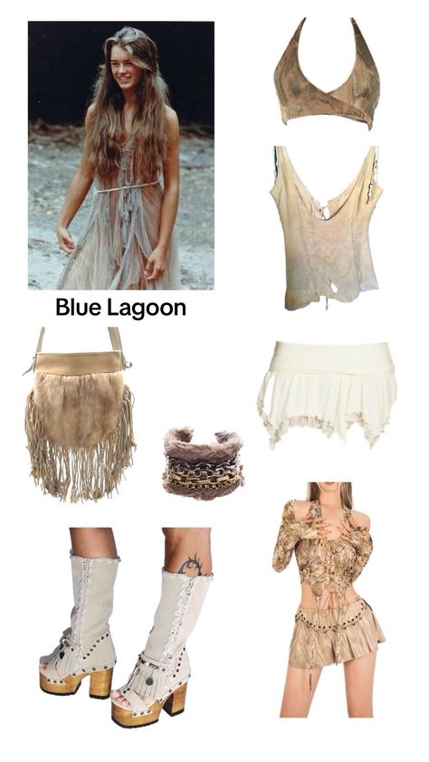 Dropped #halloween #costumes #2024 | TikTok 2000s Halloween Costume, Brooke Shields Blue Lagoon, 2000s Halloween, Costumes 2024, Brooke Shields, Blue Lagoon, Y2k 2000s, Halloween Costume, Carnival