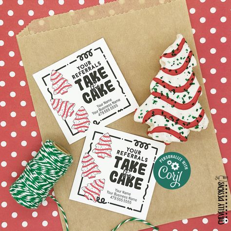 Home Health Referral Ideas, Resident Appreciation Gifts, Business Referral Gifts Marketing Ideas, Realtor Client Christmas Gifts, Christmas Referral Gifts Marketing, Christmas Marketing Ideas Business, Refferal Marketing Ideas, Referral Gifts Marketing, Referral Gift Ideas