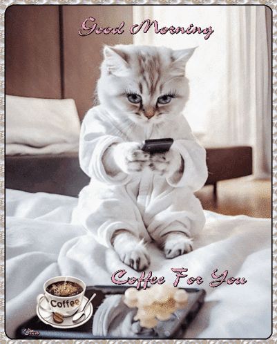 Good Morning Images Funny Gif, Good Morning Gifs Funny, Good Morning Kitty, Good Morning Cats Funny, Cute Good Morning Pictures, Cute Good Morning Gif, Good Morning Cat, Good Morning Wishes Gif, Cake Centerpieces