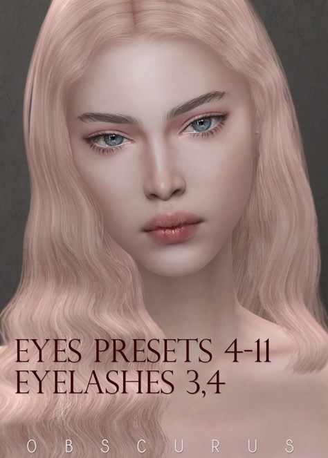 Sims 4 Anime Eyes, Eye Presets, Sims 4 Cc Eyes, Die Sims 4, The Sims 4 Skin, Makeup Cc, Sims 4 Anime, Pelo Sims, Sims 4 Cc Makeup