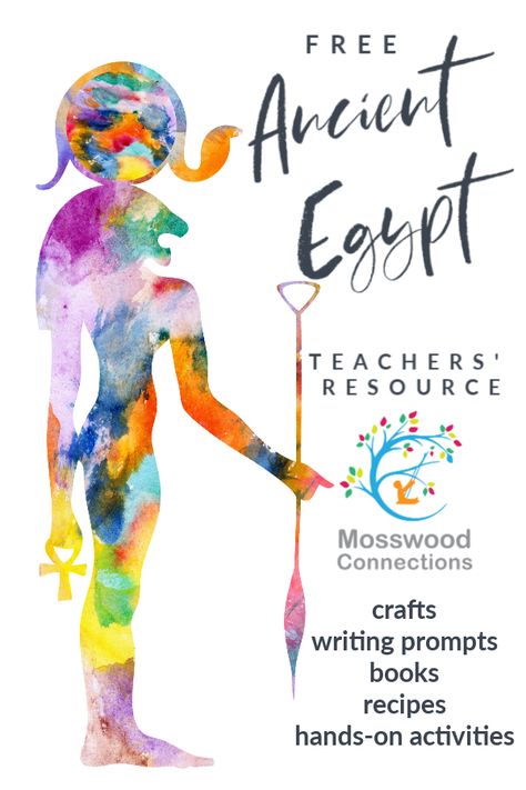 Ancient Egypt Free Teacher's Resource #mosswoodconnections #education #ancientegypt #homeschooling #studyunit #teacherresource Geography Preschool, Tot School Schedule, Ancient Egypt Lessons, Home School Curriculum, World History Projects, Writing Prompts Book, Egypt Lessons, Ancient Egypt For Kids, Free Teacher Resources