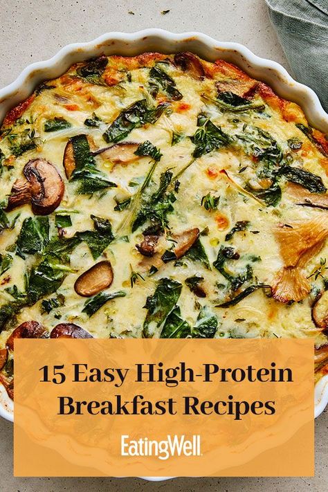 Protein Packed Quiche, Fiber Packed Breakfast, Healthy High Protein Quiche, Healthy Protein Breakfast On The Go, Protein Packed Breakfast Casserole, Protein Breakfast Casserole Recipes, Protein Packed Breakfast On The Go, High Protein Breakfast Quiche, High Protein Quiche Recipes