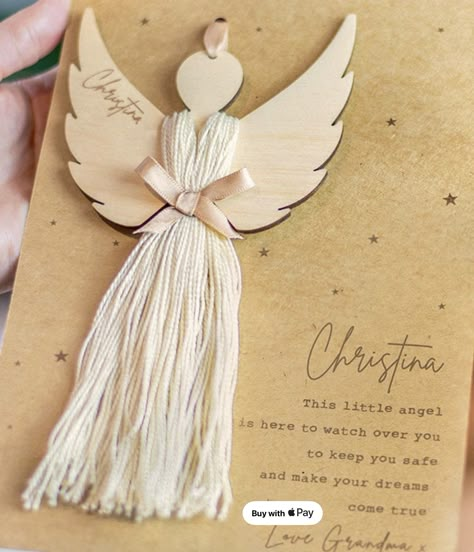 Angel Crafts, Xmas Diy, Hacks Diy, Christmas 2019, Crafts Hacks, Holiday Crafts Christmas, Christmas Angels, Christmas Crafts Diy, Holiday Ornaments