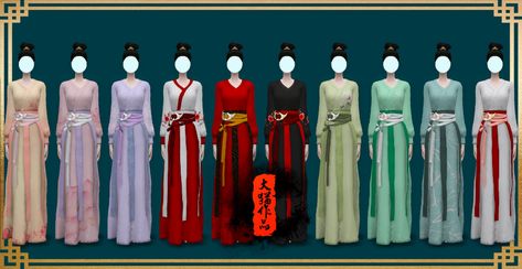 DA-MAO SIMS are creating SIMS4CC | Patreon Sims 4 Chinese Cc Maxis Match, Sims 4 Traditional Chinese Cc, Sims 4 Chinese Clothes, Sims 4 Hanfu, Sims4cc Patreon, Sims 4 Chinese Cc, Ts4 Medieval, Alpha Sims, Mulan Dress