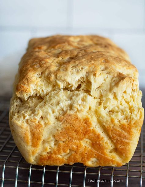 Gluten Free Bread Recipe No Yeast, Gluten Free Yeast Free Bread, Bread Recipe No Yeast, Gf Bread Recipes, Yeast Free Bread, Gf Bread Recipe, Gluten Free Artisan Bread, Gluten Free Bread Recipe, Gluten Free Bread Machine