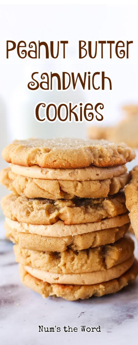 Butter Sandwich Cookies, Peanut Butter Cream Pie, Homemade Peanut Butter Cookies, Peanut Butter Sandwich Cookies, Cookie Sandwich Recipes, Cookie Cups Recipe, Butter Sandwich, Classic Peanut Butter Cookies, Cookie Sandwiches