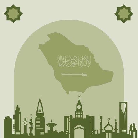 Saudi Arabia Background, Saudi Art, Ksa Saudi Arabia, Building Vector, Background Ppt, Adobe Illustrator Graphic Design, Crochet Squares, Quotes Life, Saudi Arabia