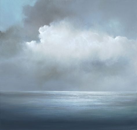 Mona Choo + Melanie McCollin-Walker – Handmark Seascape Paintings Acrylic, Cloud Paintings, Ocean Art Painting, Abstract Ocean Painting, Sky Art Painting, Art Tutorials Watercolor, Contemporary Landscape Painting, Landscape Art Painting, Sky Painting