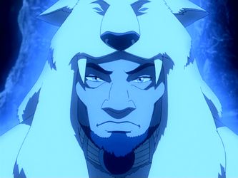 Avatar Kuruk.  Is that a POLAR DOG ON HIS HEAD?! Avatar Kuruk, Avatar Wan, Art Avatar, Water Bender, Avatar Kyoshi, Water Tribe, Darkness Falls, The Legend Of Korra, Avatar The Last Airbender Art