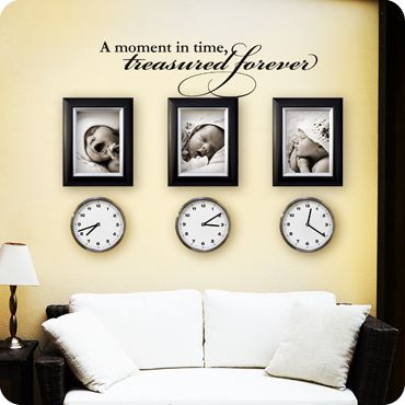 Baby Wall Decals, Moment In Time, A Moment In Time, Family Wall, New Wall, My New Room, Home Deco, Home Projects, In Time