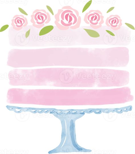 watercolor cake Happy birthday Birthday Cake Watercolor, Cake Watercolor, Cake Happy Birthday, Happy Birthday Cake Pictures, Watercolor Cake, Watercolor Birthday, Cake Pictures, Wedding People, Heart Tree