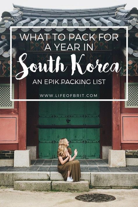 Moving to South Korea? Get the low down on what to bring and leave at home for your big move abroad at lifeofbrit.com! Packing List For Moving, Coastal Cozy, Teaching Abroad, Asian Destinations, Seoul Korea Travel, Korean Flag, Teaching English Abroad, Moving Abroad, Teach Abroad