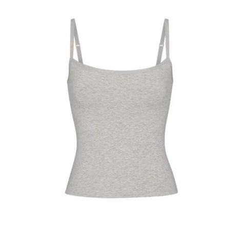 Skim Tank Tops, Garage Tank Top, Where To Get Tank Tops, How To Make A Tank Top, Grey Wishlist, Clothes White Background, Wishlist Idea, Realistic Wishlist, Grey Clothes