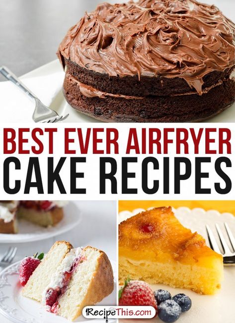 Airfryer Cake, Cake Dessert Recipes, Air Fryer Cake, Air Fryer Cake Recipes, Air Fryer Recipes Dessert, Weight Watcher Desserts, Coconut Dessert, Air Fryer Cooking Times, Cooks Air Fryer